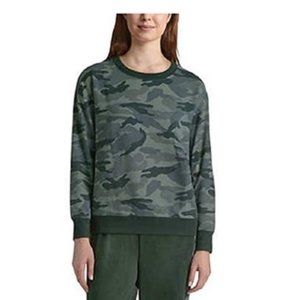 Splendid | Camo Print Pullover Sweatshirt Top Size Small